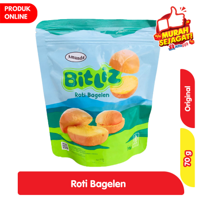 Promo Amanda Bitliz Roti Bagelen Original 70 g Alfamart