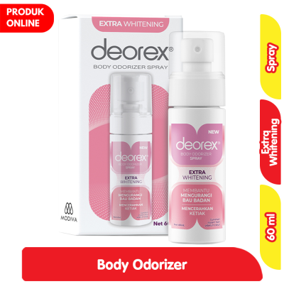 Deorex Body Odorizer Spray Extra Whitening 60 ml