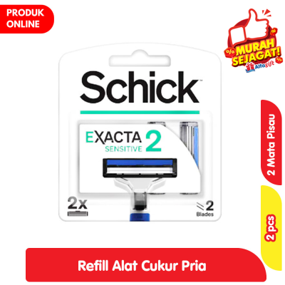 Promo Schick Exacta 2 System Alat Cukur Pria Refill 2 pcs Alfamart