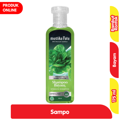 Promo Mustika Ratu Sampo Bayam Perawatan Rambut Rontok 175 ml Alfamart