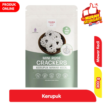 Promo Yuuka Food Kerupuk Mawar Kecil Mentah 300 g Alfamart