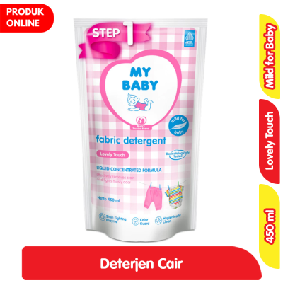 Promo My Baby Deterjen Cair Bayi Lovely Touch 450 ml Alfamart