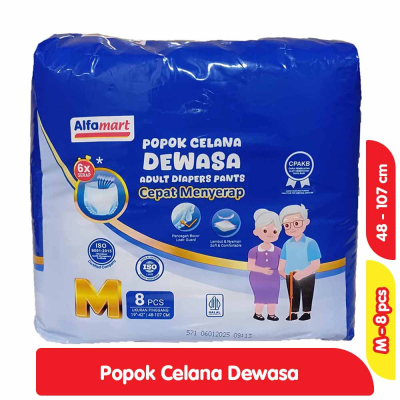 Promo Alfamart Popok Celana Dewasa M 8 pcs Alfamart