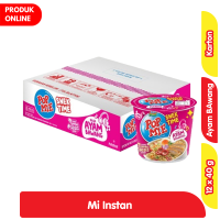 Promo Harga Indomie Pop Mie Instan Ayam Bawang 75 gr - Alfamart