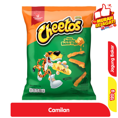 Promo Cheetos Makanan Ringan Rasa Jagung Bakar Keju 120 g Alfamart