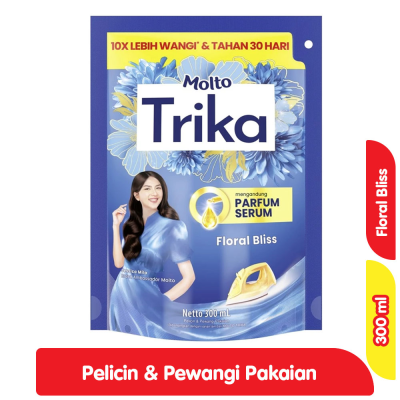 Molto Trika Pelicin dan Pewangi Pakaian Floral Bliss 300 ml