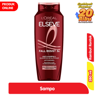 Promo L'Oreal Paris Elseve Sampo Anti Rambut Rontok 280 ml Alfamart