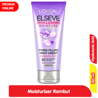 Promo L'Oreal Paris Elseve Hyaluron Krim Malam Moisturizer Rambut 150 ml Alfamart