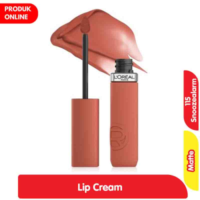 Promo L'Oreal Paris Infallible Lip Cream Matte Resistance 115 Snooze Your Alarm Alfamart
