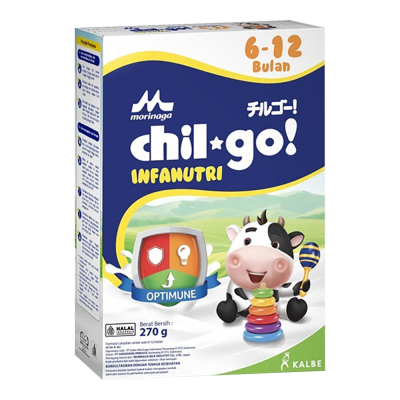 Morinaga chil-go Infanutri Susu Bubuk Pertumbuhan Anak 6 - 12 ...