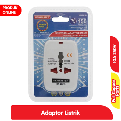 Promo Kenmaster Adaptor Listrik Travel Universal KM-931 Alfamart