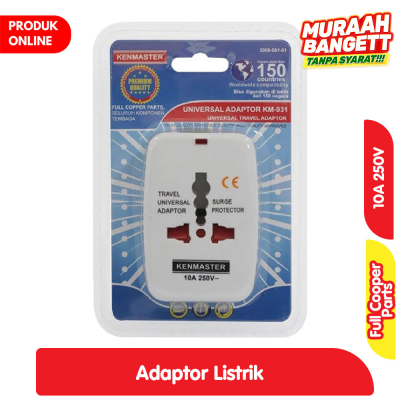 Promo Kenmaster Adaptor Listrik Travel Universal KM-931 Alfamart