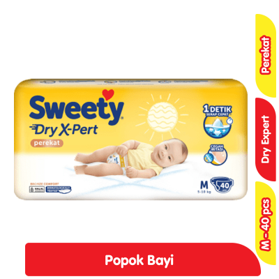 Promo Sweety Bronze Dry X-Pert Popok Perekat Bayi M 40 pcs Alfamart