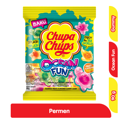 Promo Chupa Chups Ocean Fun Permen Jeli 90 g Alfamart