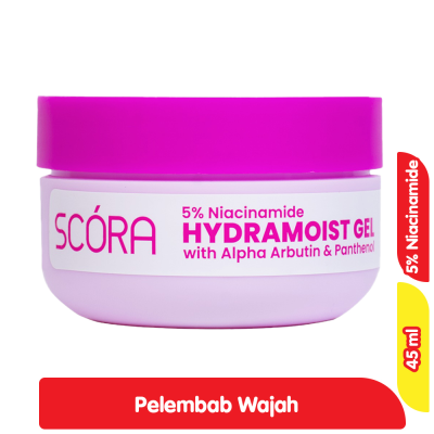 Promo Scora Niacinamide Hydramoist Gel Pelembap Wajah 45 ml Alfamart