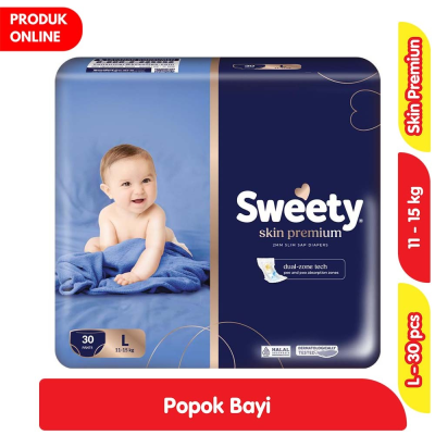 Promo Sweety Skin Premium Popok Celana Bayi L 30 pcs Alfamart