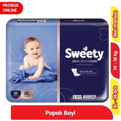 Promo Sweety Skin Premium Popok Celana Bayi XL 26 pcs Alfamart