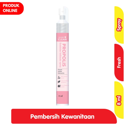 Promo Secret Clean Propolis Pembersih Kewanitaan Spray Fresh 8 ml Alfamart