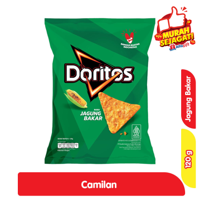 Promo Doritos Makanan Ringan Rasa Jagung Bakar 120 g Alfamart