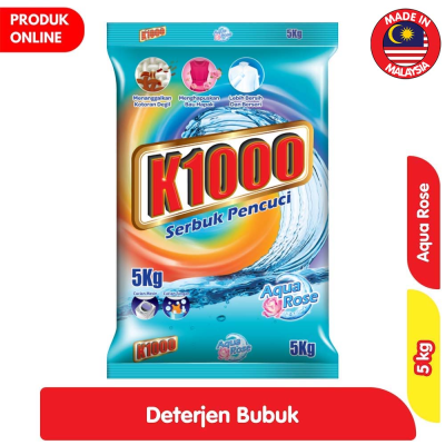 Promo K1000 Deterjen Bubuk Aqua Rose 5 kg Alfamart