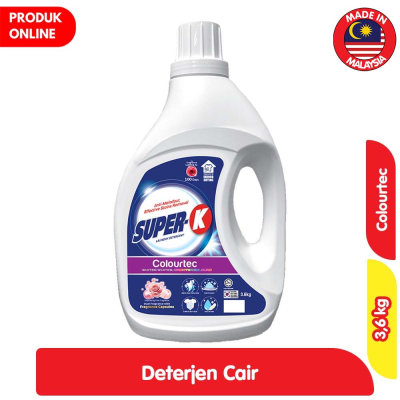 Promo Kuat Harimau Super-K Deterjen Cair Colourtec 3.6 kg Alfamart