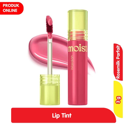 Promo Wardah Moist Dew Lip Tint 01 Rosemilk Parfait 3 g Alfamart