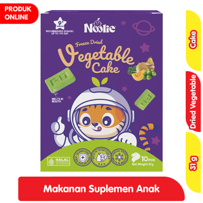 Promo Noolie Makanan Suplemen Anak Freeze Dried Vegetable Cake 31 g Alfamart