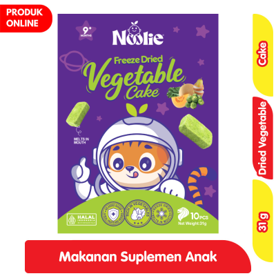 Promo Noolie Makanan Suplemen Anak Freeze Dried Vegetable Cake 31 g Alfamart