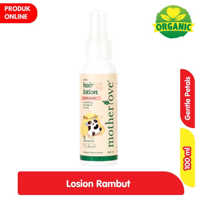 Promo Motherlove 3 in 1 Lotion Rambut Bayi Gentle Petals 100 ml Alfamart