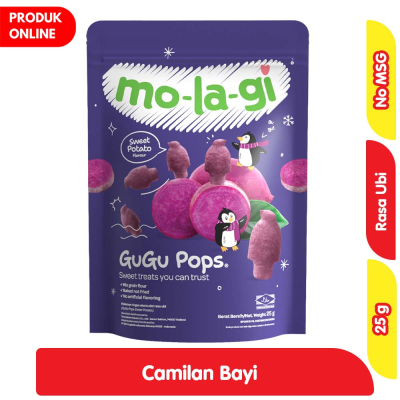 Promo Molagi Gugu Pops Camilan Bayi Rasa Ubi 25 g Alfamart
