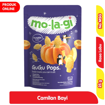 Promo Molagi Gugu Pops Camilan Bayi Rasa Labu 25 g Alfamart