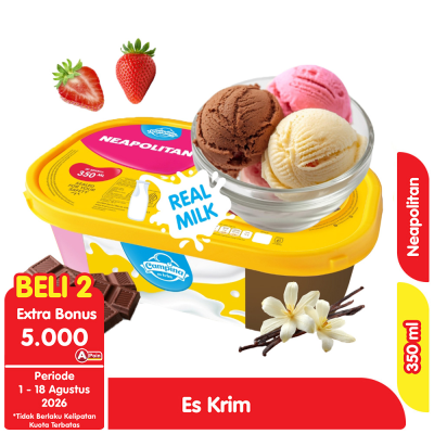 Promo Campina Es Krim Neapolitan 350 ml Alfamart