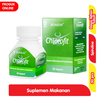 Promo Konilife Chlorofit Suplemen Makanan Memelihara Kesehatan Tubuh 30 kapsul Alfamart