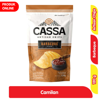 Promo Cassa Artisan Chips Camilan Keripik Singkong Rasa Barbekiu 120 g Alfamart