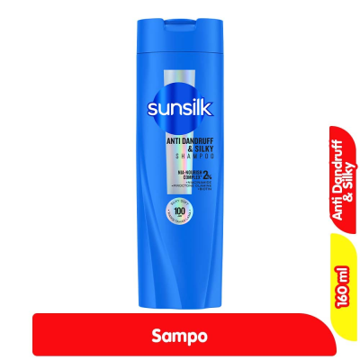 Promo Sunsilk Sampo Anti Ketombe & Silky Botol 160 ml Alfamart