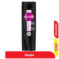 Promo Harga Sunsilk Shampoo Black Shine 340 ml - Alfamart