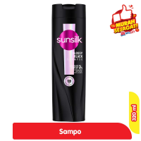 Promo Harga Sunsilk Shampoo Black Shine 340 ml - Alfamart