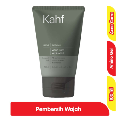 Promo Kahf Acne Care AminoGel Gel Pembersih Wajah Pria 100 ml Alfamart