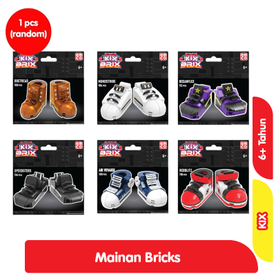 Promo Emco Kix Brix Mainan Bricks Sepatu Assorted Alfamart