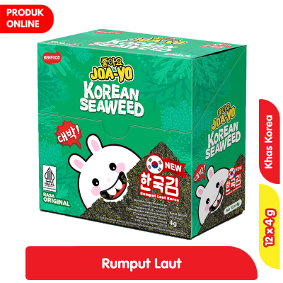 Promo Joa-Yo Camilan Rumput Laut Korea 12 x 4 g Alfamart