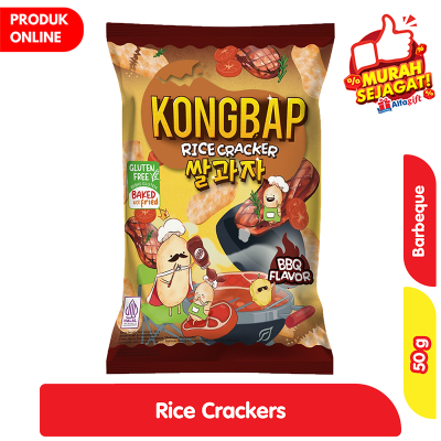 Promo Kongbap Rice Crackers Rasa Barbeque 50 g Alfamart