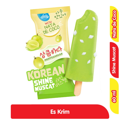 Promo Campina Es Krim Korea Anggur Hijau Shine Muscat 55 ml Alfamart