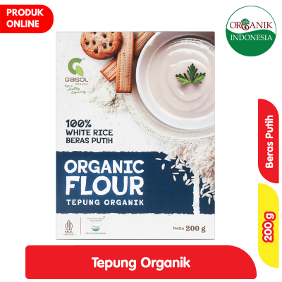 Promo Gasol Tepung Organik Beras Putih 200 g Alfamart