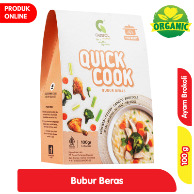 Promo Gasol Bubur Beras Ayam Brokoli 100 g Alfamart