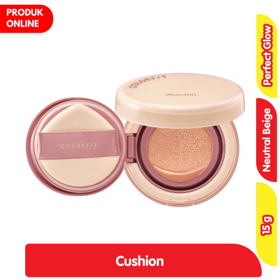 Wardah Colorfit Perfect Glow Cushion 32N Neutral Beige SPF 40 15 g