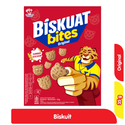 Promo Biskuat Bites Biskuit Original 35 g Alfamart