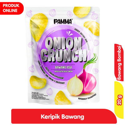 Promo Pamma Keripik Bawang Onion Crunch 20 g Alfamart