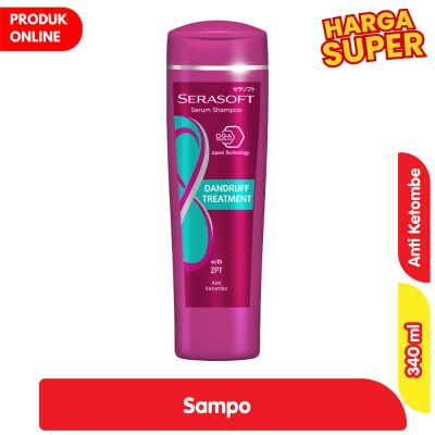 Promo Serasoft Serum Sampo Anti Ketombe Botol 340 ml Alfamart