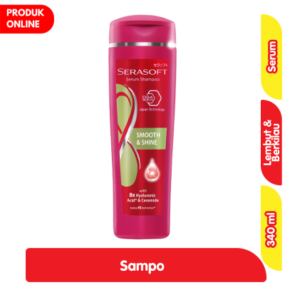 Promo Serasoft Serum Sampo Smooth & Shine Botol 340 ml Alfamart