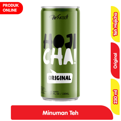 Promo Wakely Hojicha Latte Minuman Teh Hijau Susu 230 ml Alfamart